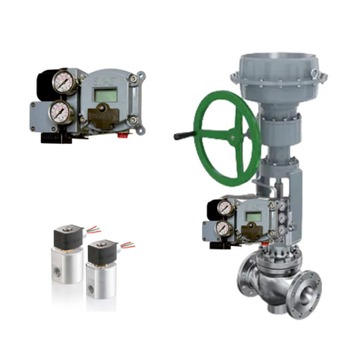 Intelligenter Ventilpositionierer SVI1000/SVI2 und ASCO-Solenoid für Pneumatik-Ballventil