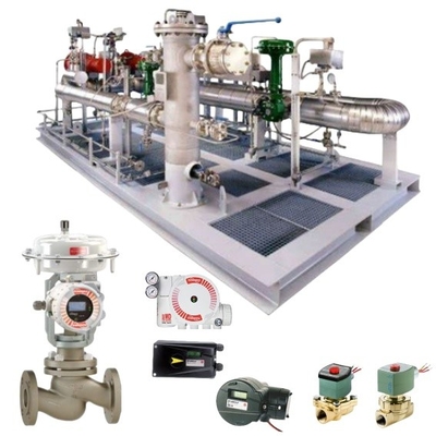 Flowserve Positioner 3200MD 520MD 3800 mit Spirax Sarco Aktuator und Asco Solenoidventil für die industrielle Produktion