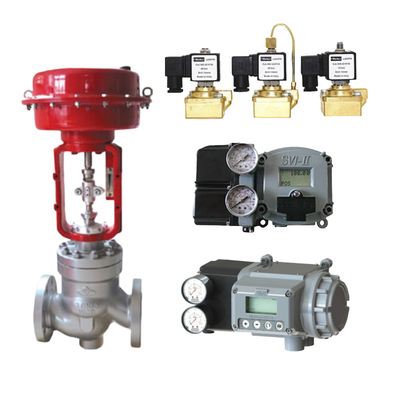 Parker-Solenoidventil 321f35 mit Masoneilan SVI2-Ventilpositionierer geeignet für die Stromversorgung