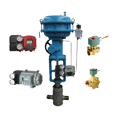 Parker-Solenoidventil 321f35 mit Masoneilan SVI2-Ventilpositionierer geeignet für die Stromversorgung