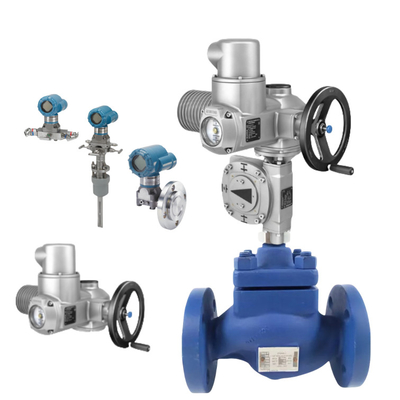 Neuer und Original-Auma-Elektrostreiber für Spiraxsarco-Ventil mit Flussmessgerät der Serie Rosemount 3144P für die Öl- und Gasindustrie