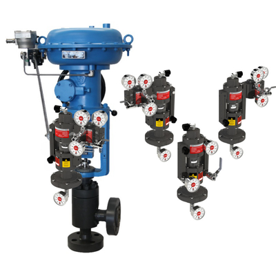 Pneumatisches Steuerventil VRG Linearsteuerventil Fisher DVC6200 Positioniererregler Asco Solenoidventil für Erdgas