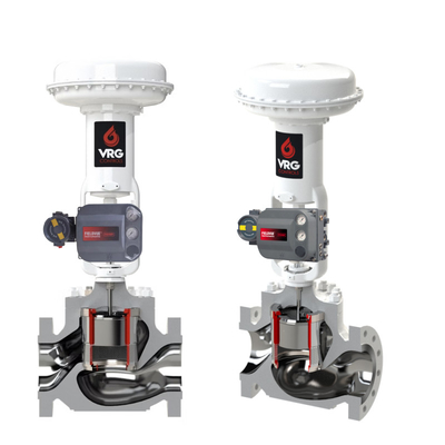 Pneumatisches Steuerventil VRG Linearsteuerventil Fisher DVC6200 Positioniererregler Asco Solenoidventil für Erdgas