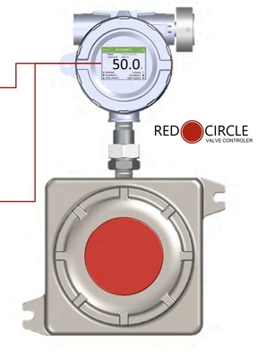 VRG Pneumatische Drehsteuerventile VPC-SA Ventilpilotencontroller RCVC Rotkreisventilcontroller für Erdgasanwendungen
