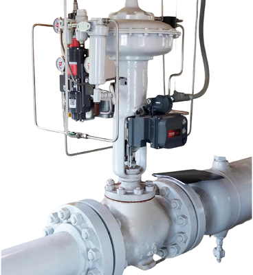 Pneumatisch betätigtes Steuerventil VRG VGP-100 Ventil-Gas-Positionierer-Regler für die Erdgasindustrie