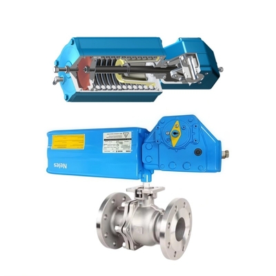Stock Neles K-Serie Grenzschalter Doppelwirkender B1 Valmet Kolben-Typ Vierteldreh Pneumatik-Aktoren mit Kugelventil
