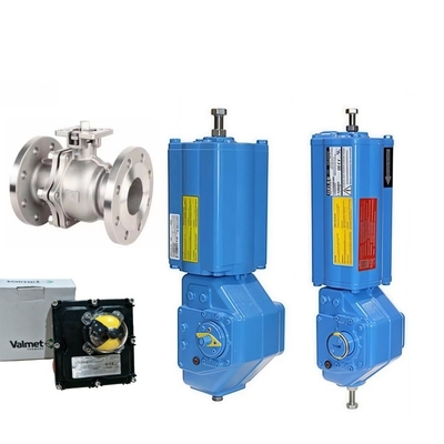 Stock Neles K-Serie Grenzschalter Doppelwirkender B1 Valmet Kolben-Typ Vierteldreh Pneumatik-Aktoren mit Kugelventil