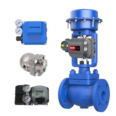 Masoneilan SVI2 Pneumatische Steuerventil Positionierer und Spirax Dampffalle für Bithermo Ventil auf Lager