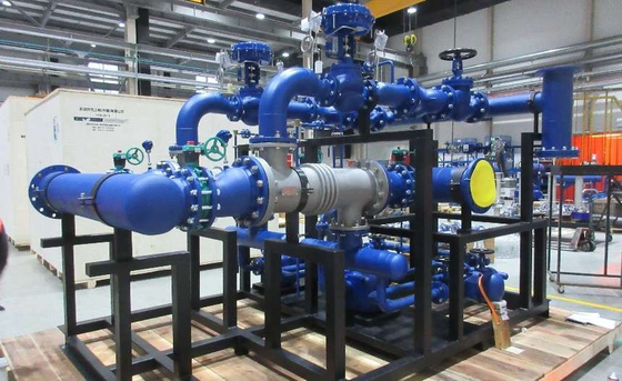 Nicht-Standard-Wärmerückgewinnung Skid Fabrik kundenspezifische Lösungen Bellows Versiegelte Stoppventil Sicherheitsventil Dampfflussmesser im Verkauf