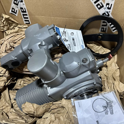 Brandneue AUMA SA und GS Multi-Turn-Elektrostreiber China kundenspezifisches elektrisches axiales Durchflussregelventil mit großem Durchmesser