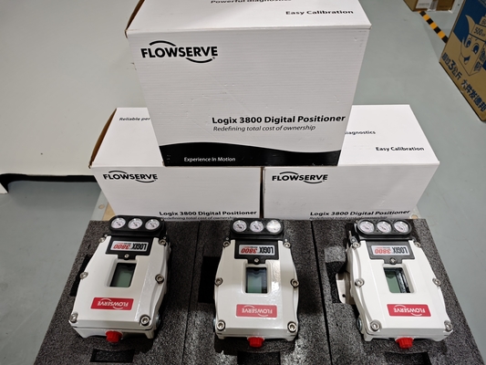 Industrielle digitale Ventilpositionierer Flowserve Logix 3800 Hilfsventil zur Regulierung des Zufuhrwassers für Kraftwerke