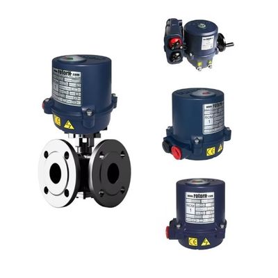 China Marke Steuerventil Kugelventil mit Rotork ROM Aktuator Elektrisch