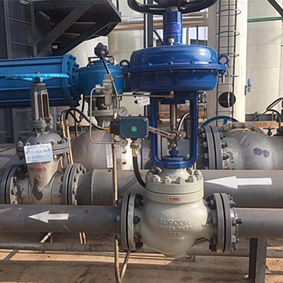 China Druckausgeglichener Käfig-Regelventil Azbil Smart Valve Positioner 100 Serie AVP100 AVP102 Intelligenter Ventilregler