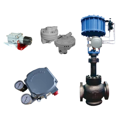 China Pneumatisches Durchflusssteuerventil kundenspezifisch Masoneilan SVI1000 Ventil Positionierer BR400 Booster Relais 78-40 Luftfilter Regulator