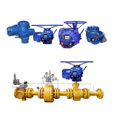 Flowserve Limitorque Electric Valve Actuator MX QX Serie Kundenspezifische Mehrweg- und Schwenkantriebe für Industriearmaturen zur Durchflussregelung
