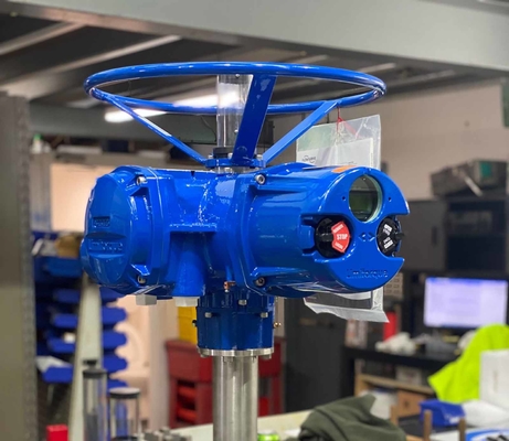 China Druckregelventil-Skid, kundenspezifischer elektrischer Ventilantrieb Limitorque MX QX elektrische Durchflussregelventil