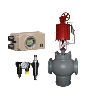 Dreiwege-Steuerventil-Druck ausgeglichenes Käfig-Steuerventil Samson 3730 Typ Elektro-Pneumatik-Ventil-Positionierer HART
