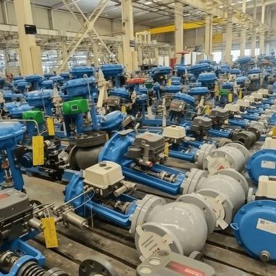 Dreiwege-Steuerventil-Druck ausgeglichenes Käfig-Steuerventil Samson 3730 Typ Elektro-Pneumatik-Ventil-Positionierer HART