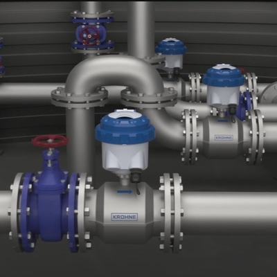 Krohne-Durchflussmesser WATERFLUX 3070 Elektromagnetischer Durchflussmesser Wasserkontrolle