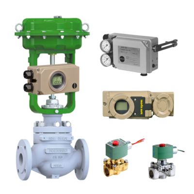 Lichtgelb Pneumatisches Steuerventil und Samson Positioner 3730-3/3731-3 und ASCO Solenoidventil