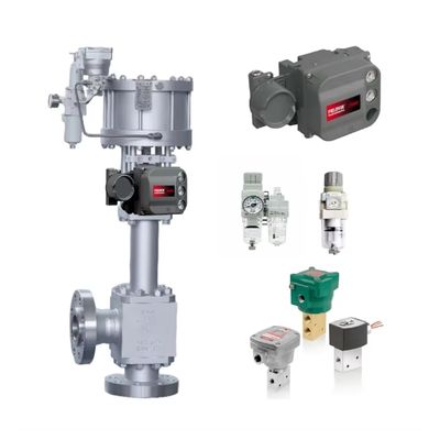 Chinesische Hochdruckregelventile mit DVC6200 SIS Fisher-Ventilpositionierer SMC AW30 Filterregler ASCO 8327 Solenoidventil