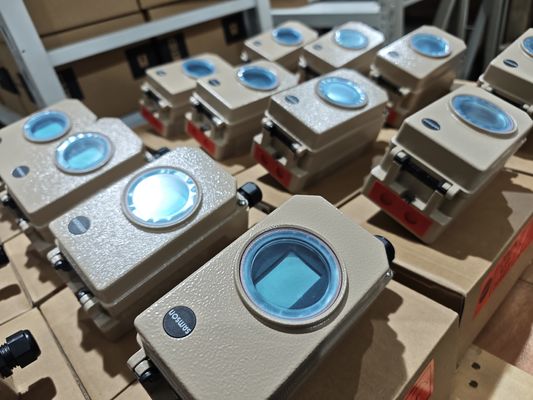 Chinesisches Pneumatisches Kugelventil mit Samson 3730 3731 Valve Positioner und 3963 Solenoidventil