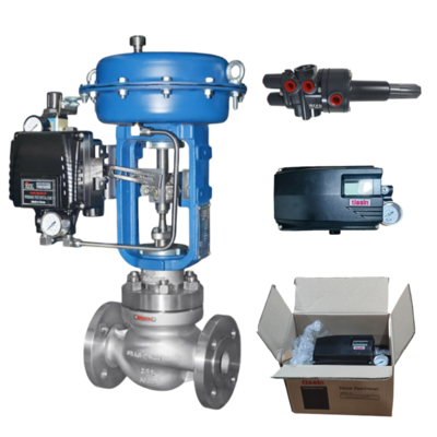 Neuer pneumatischer Kugelhahn und Stellungsregler Tessin Smart Valve und Fisher 377 Trip Valve Lagerlieferant
