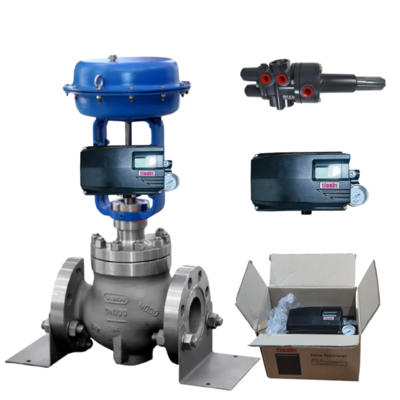 Neues pneumatisches Kugelhahn- und Fisher 377 Auslöseventil sowie Tessin Smart Positioner Stellungsregler Lagerlieferant