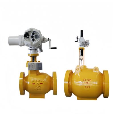 Kundenspezifisches elektrisches Edelstahl-Axialströmungsventil industrielles elektrisches Regelventil