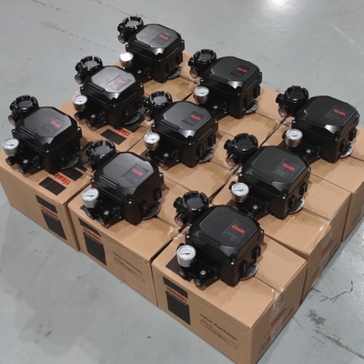China Pneumatisch betätigte Kugelventile mit Tissin TS800 TS600 Ventilpositionierer und Norgren Filter Regulator