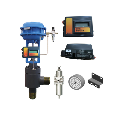 Fisher Gulde HART Elektropneumatik 3800SA Digitale Ventilpositionierer Emerson mit chinesischem Steuerventil und Asco-Filter-Regulator