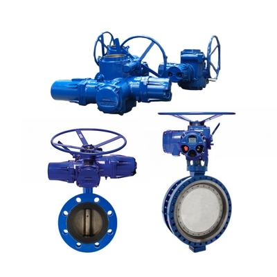 LNG Wasseraufbereitung Intelligenter Elektrischer Stellantrieb Industrielle Elektrische Dreifach-Exzentrische Absperrklappe