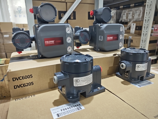 China Pneumatisches Steuerventil mit Ventilregler Fisher DVC6205+DVC6215 Fernfahrsensor Split-Type Ventilpositionierer