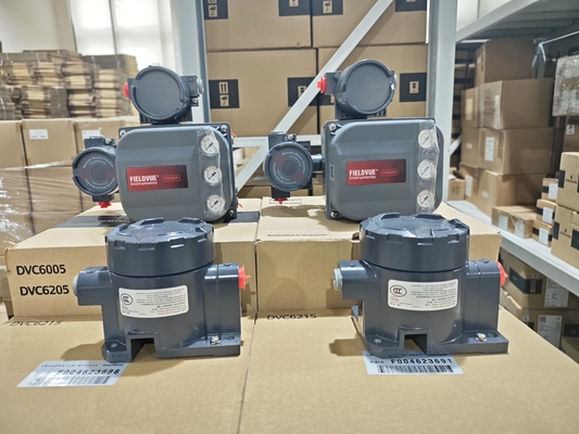 China Pneumatisches Steuerventil mit Ventilregler Fisher DVC6205+DVC6215 Fernfahrsensor Split-Type Ventilpositionierer