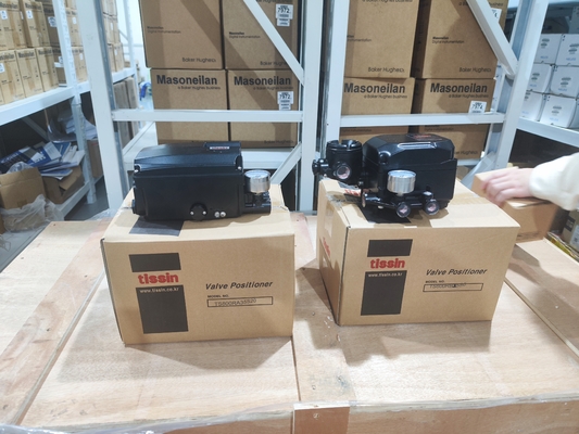 Pneumatische Kugelventile mit Tissin TS800/TS805 Serie Intelligent Smart Positioner und SMC AW20 Filter Regulator