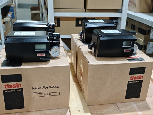 Kugelventile mit Original-Tissin TS600 elektropneumatischem Positionierer mit Grenzschalter und IMI NORGREN B64G Filterregler