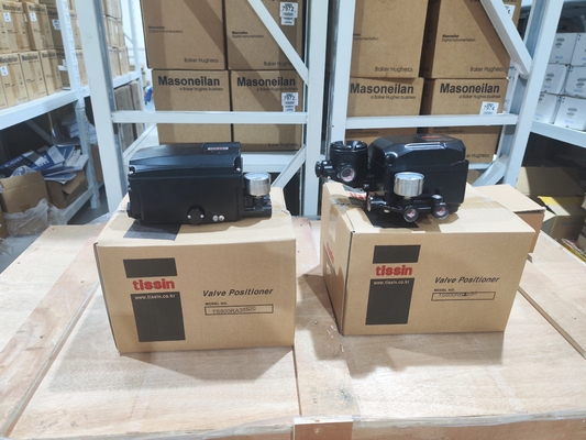 Kugelventile mit Original-Tissin TS600 elektropneumatischem Positionierer mit Grenzschalter und IMI NORGREN B64G Filterregler
