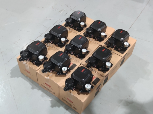 Kugelventile mit Original-Tissin TS600 elektropneumatischem Positionierer mit Grenzschalter und IMI NORGREN B64G Filterregler