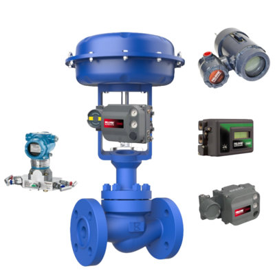 Neues Pneumatisches Steuerventil Spirax Sarco-Ventil und Rosemount-Sender Fisher DVC2000/DVC6200 und Fisher DL3010 Digital Level Controller
