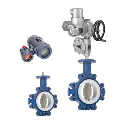 Original Fisher FIELDVUE DLC3010 Digital Level Controller Level Controller und AUMA elektrische Aktoren und Keystone F990 Serie Schmetterlingsventil Lieferant