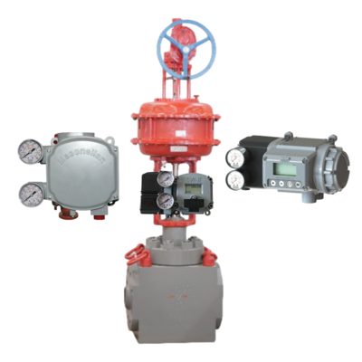 Masoneilan Digital Valve Positioner HART SVI3 mit Magnetventil