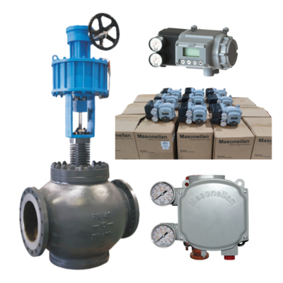 Masoneilan Digital Valve Positioner HART SVI3 mit Magnetventil