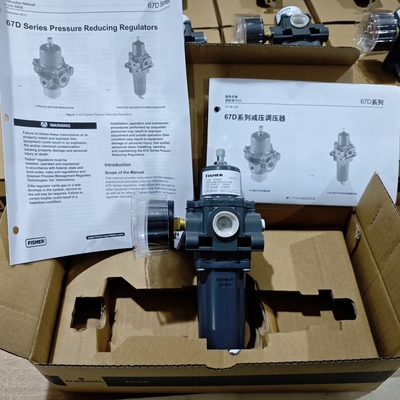 Fisher DVC2000 HART Ventilpositionierer mit 67DFR-Druckregler