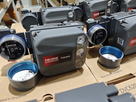 Emerson ASCO Solenoidventil mit Fisher DVC6200 Doppelwirkung mit Rückkopplung Digitaler Ventilregler Positionierer mit chinesischem Steuerventil