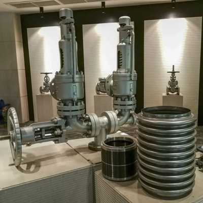 Chinesische Brennstoffgas-Skid-montierte Emerson Crosby H-Serie Direktfedersicherheitsventile Edelstahl-Sicherheitsventil