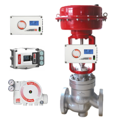 Original Neue Lagerhaltung Pneumatisches Kontrollventil und Ventilpositionierer FLOWSERVE 3200MD 520MD 3800MD