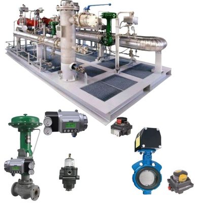 Neuer und genauer Schlüsselstein Pneumatisches Schmetterlingsventil FIGURE 990 Schmetterlingsventile und NELES Positionierer ND7000