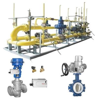 Allzweck-Federnde-Sitz-Absperrklappe Keystone Valve und Azbil Positionierer