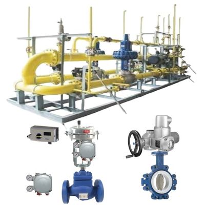 Allzweck-Federnde-Sitz-Absperrklappe Keystone Valve und Azbil Positionierer