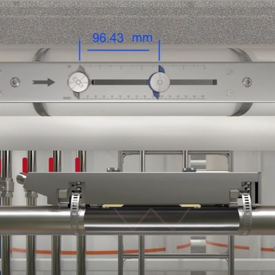 Krohne Optisonic 6300 Ultraschall-Klammer-Flussmesser für Flüssigkeiten